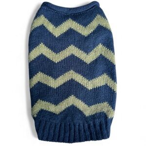 NWT Chevron Knit Dog Sweater
